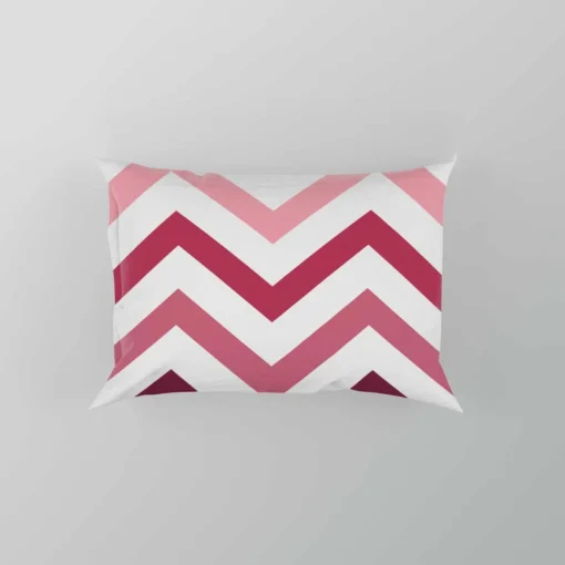 Viva Magenta Diagonal Zigzag Pillow Case