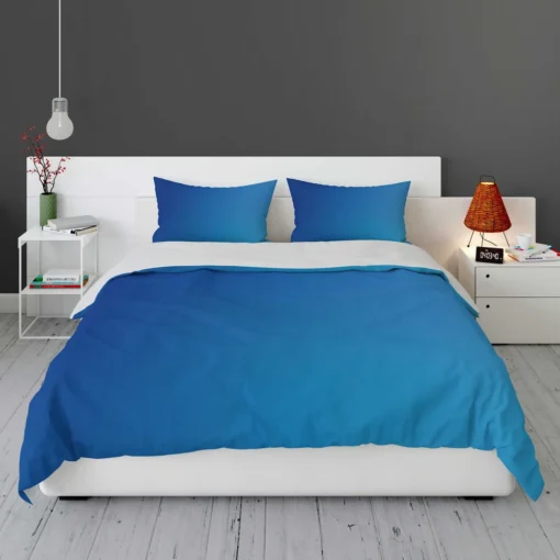 Vivid Blue Gradient Bedding Set 1