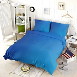 Vivid Blue Gradient Bedding Set