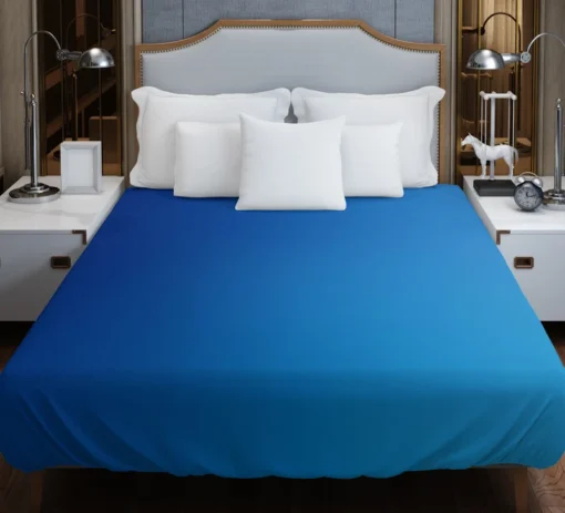 Vivid Blue Gradient Duvet Cover