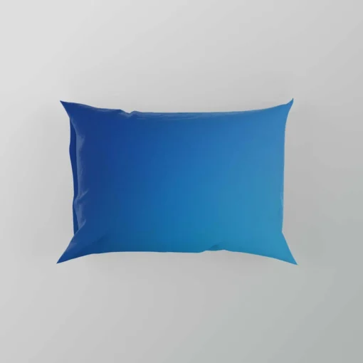 Vivid Blue Gradient Pillow Case