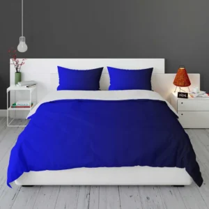 Vivid Blue To Midnight Gradient Bedding Set 1