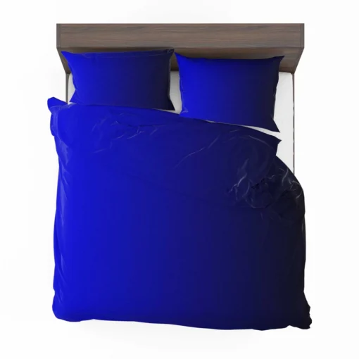 Vivid Blue To Midnight Gradient Bedding Set 2