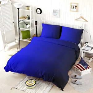 Vivid Blue To Midnight Gradient Bedding Set