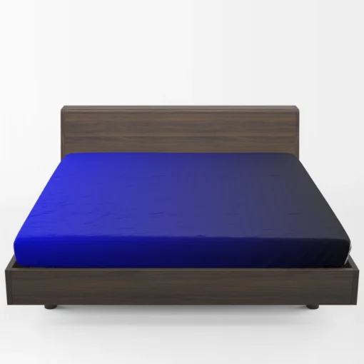 Vivid Blue To Midnight Gradient Fitted Sheet 1