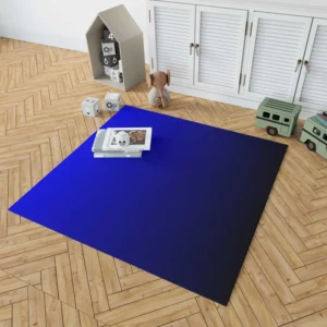 Vivid Blue To Midnight Gradient Rug 1