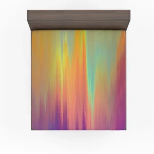 Vivid Colors Abstract Pattern Fitted Sheet