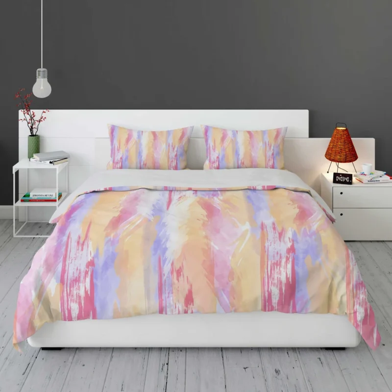 Watercolor Abstract Background Bedding Set 1