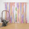 Watercolor Abstract Background Curtain