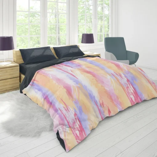 Watercolor Abstract Background Duvet Cover 1