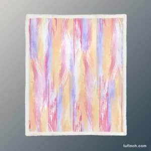 Watercolor Abstract Background Sherpa Fleece Blanket 1