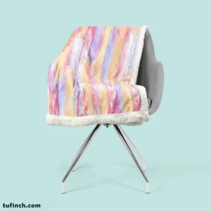 Watercolor Abstract Background Sherpa Fleece Blanket 2