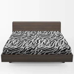 Watercolor Animal Print Pattern Fitted Sheet 1