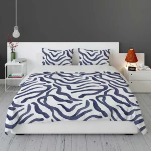 Watercolor Animal Print Wildlife Pattern Bedding Set 2