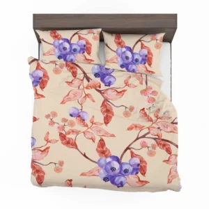 Watercolor Blueberries Bedding Set 2