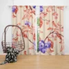 Watercolor Blueberries Curtain