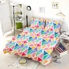 Watercolor Colorful Triangle Bedding Set