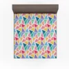 Watercolor Colorful Triangle Fitted Sheet