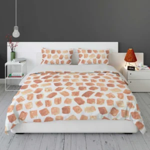 Watercolor Giraffe Pattern Bedding Set 1