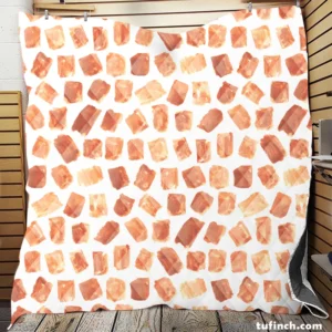 Watercolor Giraffe Pattern Quilt Blanket