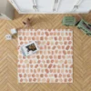 Watercolor Giraffe Pattern Rug