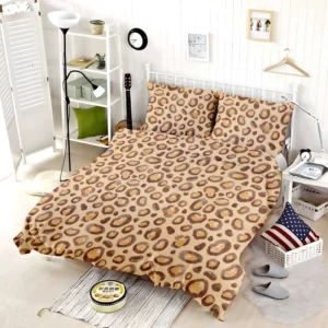 Watercolor Leopard Skin Animal Print Bedding Set