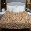 Watercolor Leopard Skin Animal Print Duvet Cover