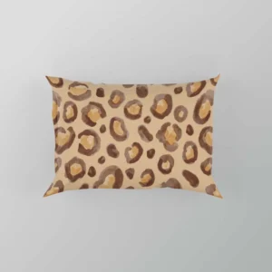 Watercolor Leopard Skin Animal Print Pillow Case