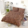 Watercolor Tiger Skin Animal Print Bedding Set