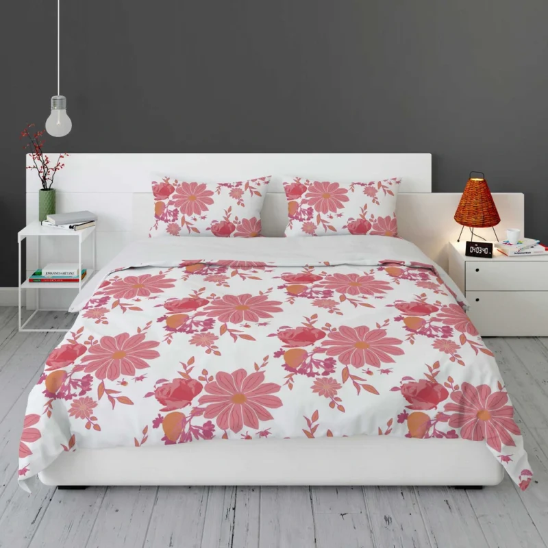 Watermelon Colored Bedding Set 1