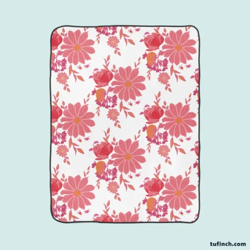 Watermelon Colored Fleece Blanket 1