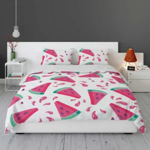 Watermelon Summer Juicy Design Bedding Set 1