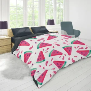 Watermelon Summer Juicy Design Duvet Cover 1