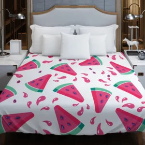 Watermelon Summer Juicy Design Duvet Cover