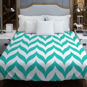 Wavy Zigzag Chevron Duvet Cover