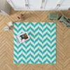 Wavy Zigzag Chevron Rug