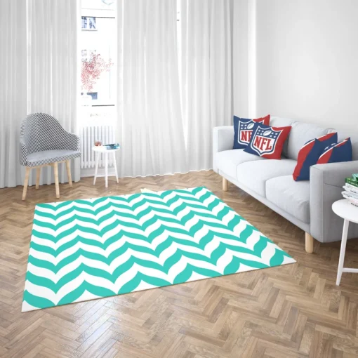 Wavy Zigzag Chevron Rug 2