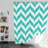 Wavy Zigzag Chevron Shower Curtain