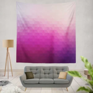 White Pink Purple Gradient Poly Wall Tapestry