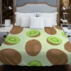 Whole Kiwi Cut Piece Pattern Duvet Cover