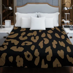 Wild Jaguar Print Pattern Duvet Cover