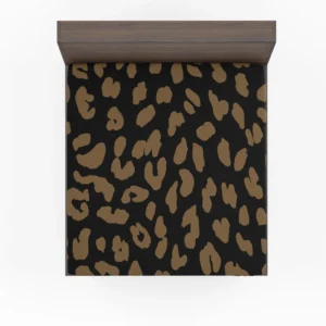 Wild Jaguar Print Pattern Fitted Sheet