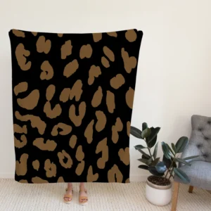 Wild Jaguar Print Pattern Fleece Blanket