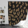 Wild Jaguar Print Pattern Shower Curtain