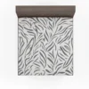 Wild Leafy Minimalistic Fitted Sheet