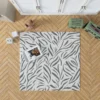 Wild Leafy Minimalistic Rug