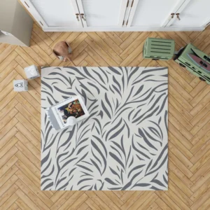 Wild Leafy Minimalistic Rug