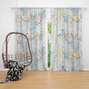 William Morris Larkspur Design Curtain