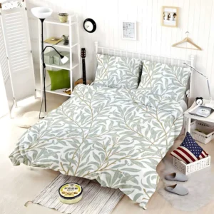 Willow Leaves Nature Pattern Bedding Set