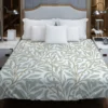 Willow Leaves Nature Pattern Duvet Cover